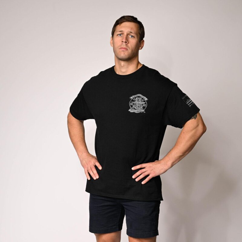 Support Our Troops FDNY T-Shirt (Black) - Image 2