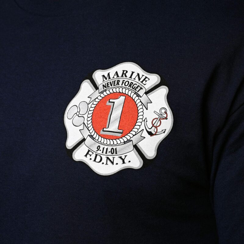 FDNY Fire Boat 343 T-Shirt - Image 3
