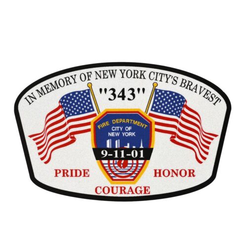 FDNY 9/11 “Pride Honor Courage” Decal