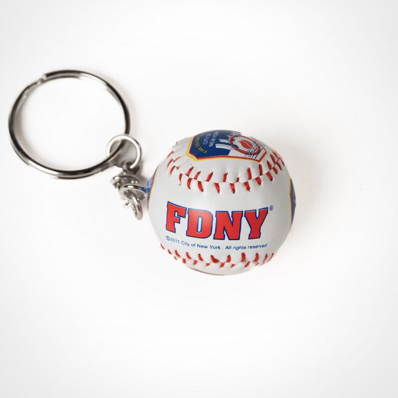 FDNY Baseball Keychain
