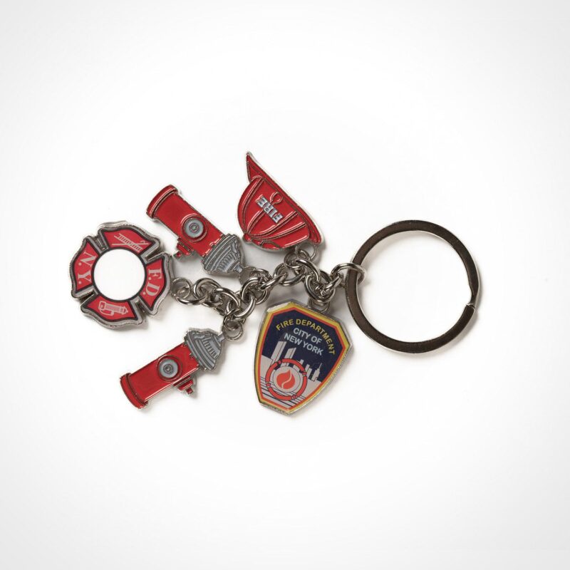 FDNY Charm Key Ring - Image 2