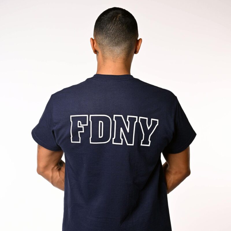 126 Maltese Cross Duty T-Shirt with FDNY on Back (2 Colors) - Image 4