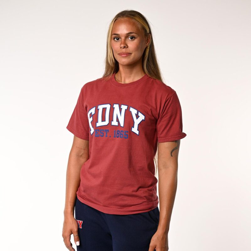 College T-Shirt (Cayenne) - Image 2