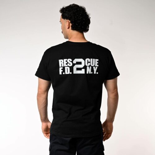 FDNY Rescue 2 House T-Shirt (Black)