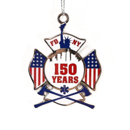 FDNY 150th Anniversary Logo Ornament – Special Edition