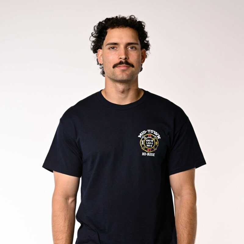 FDNY "Midtown Hi-Rise" E-8 L-2 House T-Shirt - Image 2