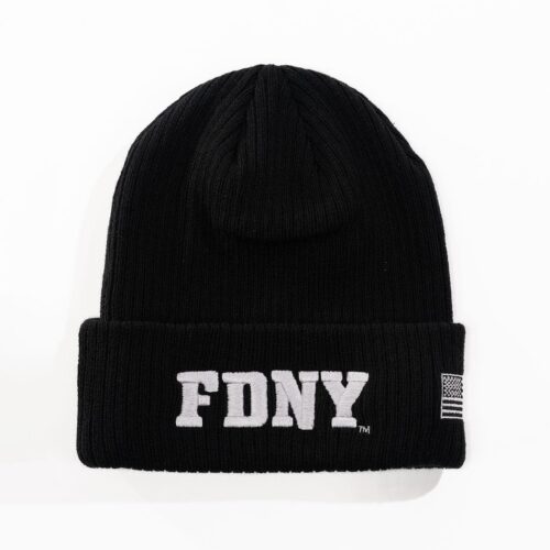 FDNY Black Knit Hat