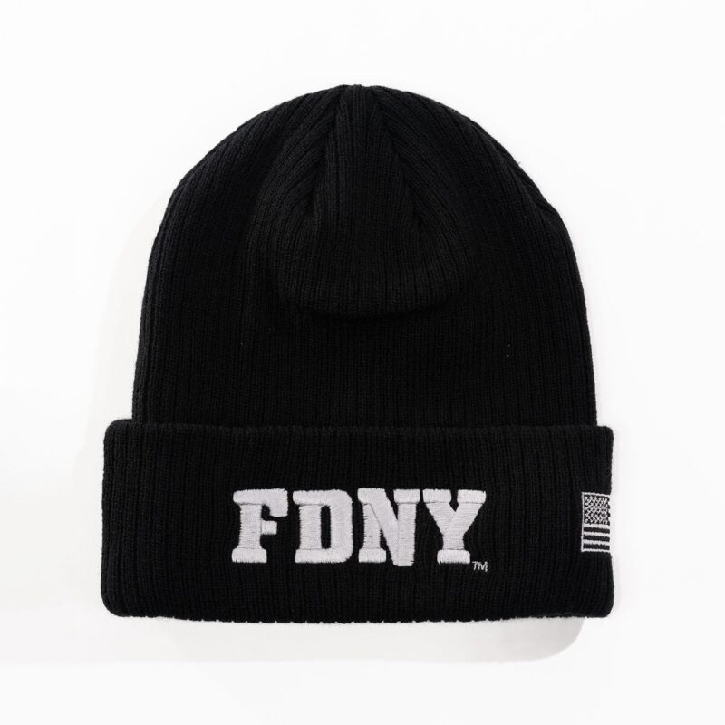 FDNY Black Knit Hat