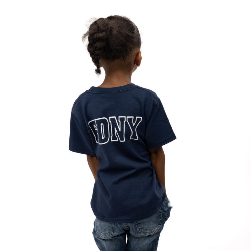 Kids Maltese Cross (FDNY on Back) T-Shirt - Image 2
