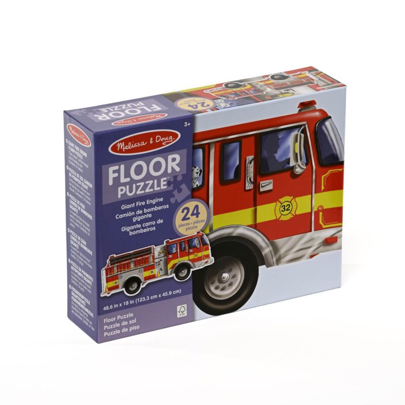 Giant Fire Truck Floor Puzzle