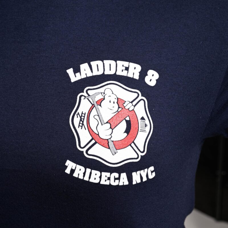 FDNY Hook and Ladder 8 Ghostbusters House T-Shirt - Image 2