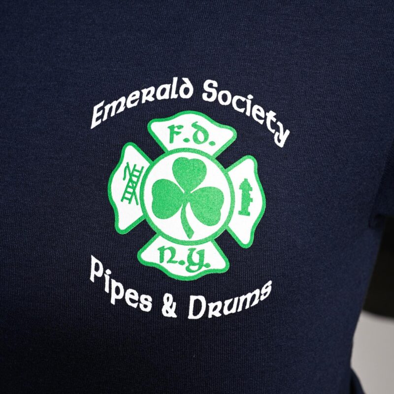 FDNY Pipes and Drum T-Shirt (Navy) - Image 4