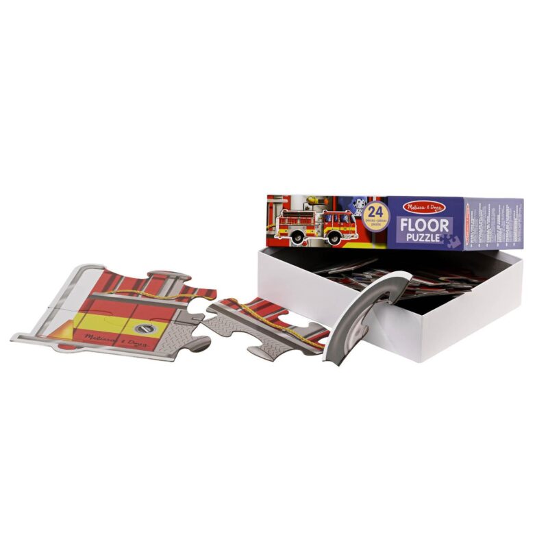 Giant Fire Truck Floor Puzzle - Image 2