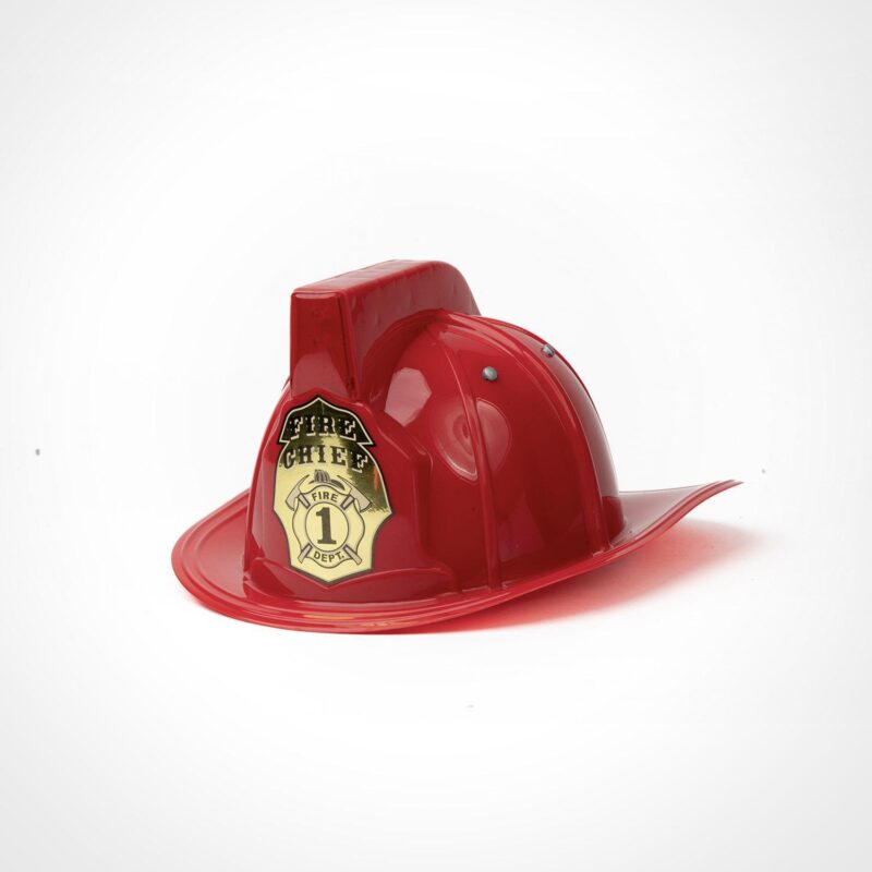 Fire Chief Helmet with Light (Red)