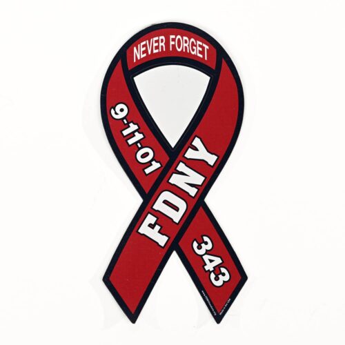 FDNY Never Forget Ribbon Magnet