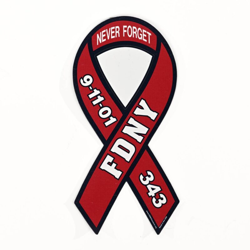 FDNY Never Forget Ribbon Magnet