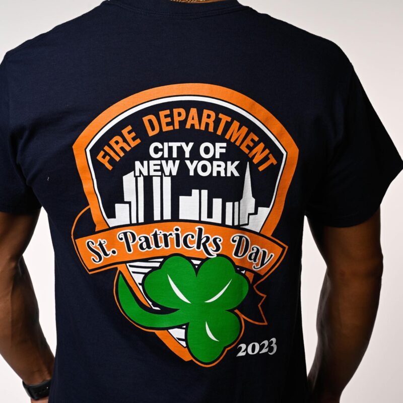 FDNY St. Patrick’s Day 2023 T-Shirt - Image 2