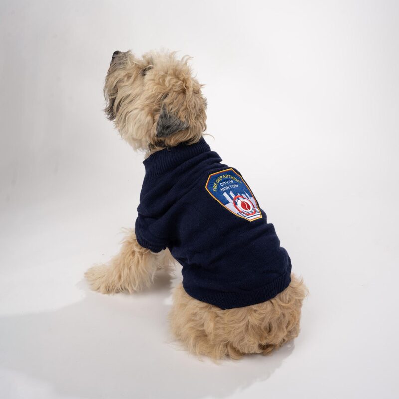 Dog FDNY Logo Turtleneck Sweater