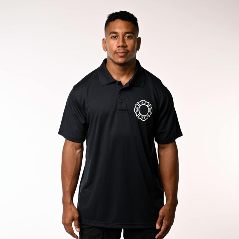 Maltese Cross Polo Shirt (Navy)