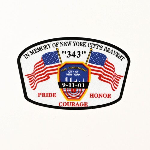 FDNY 9/11 “Pride Honor Courage” Helmet Decal
