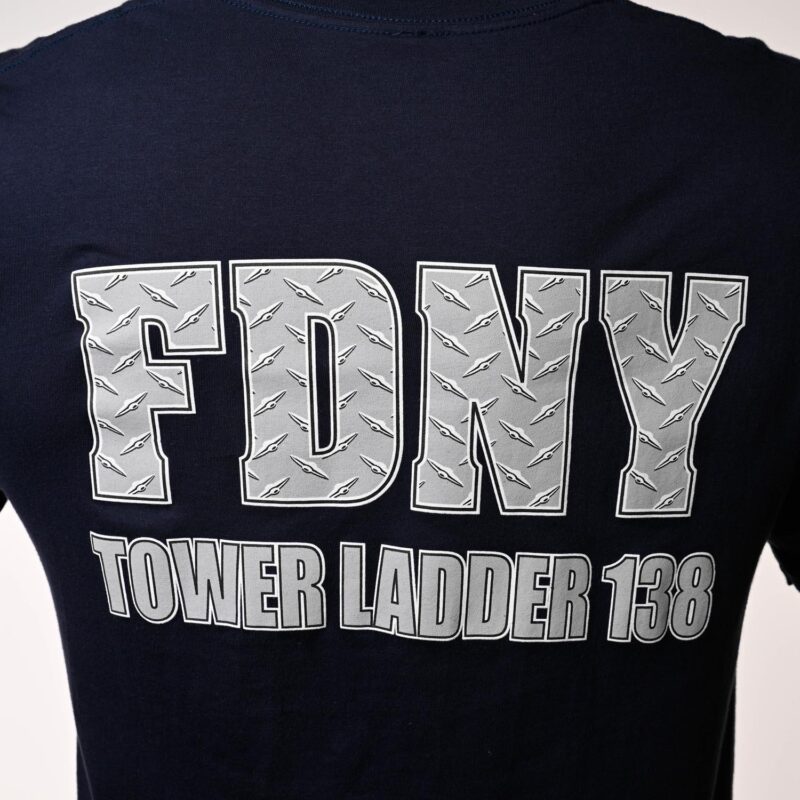 FDNY "Corona Tigers" Diamond Plate House T-Shirt (TL138) - Image 2