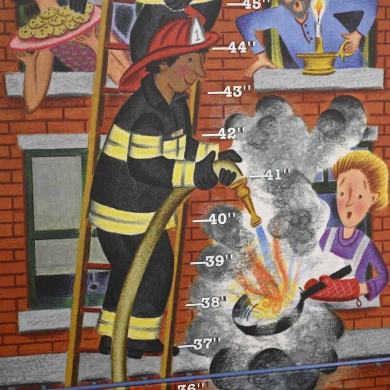 Firefighter Growth Chart for Kids - Image 3
