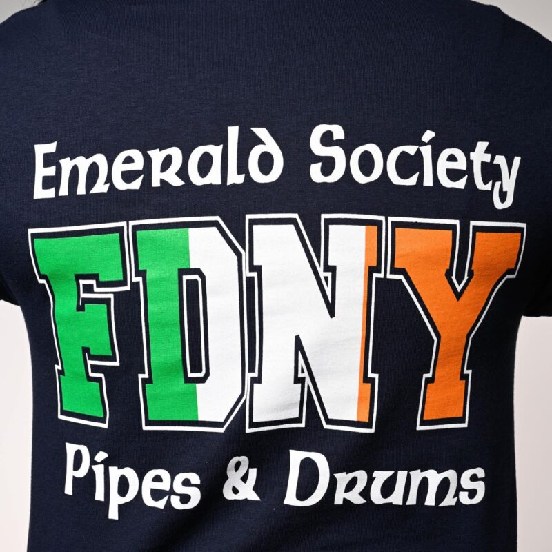 FDNY Pipes and Drum T-Shirt (Navy)