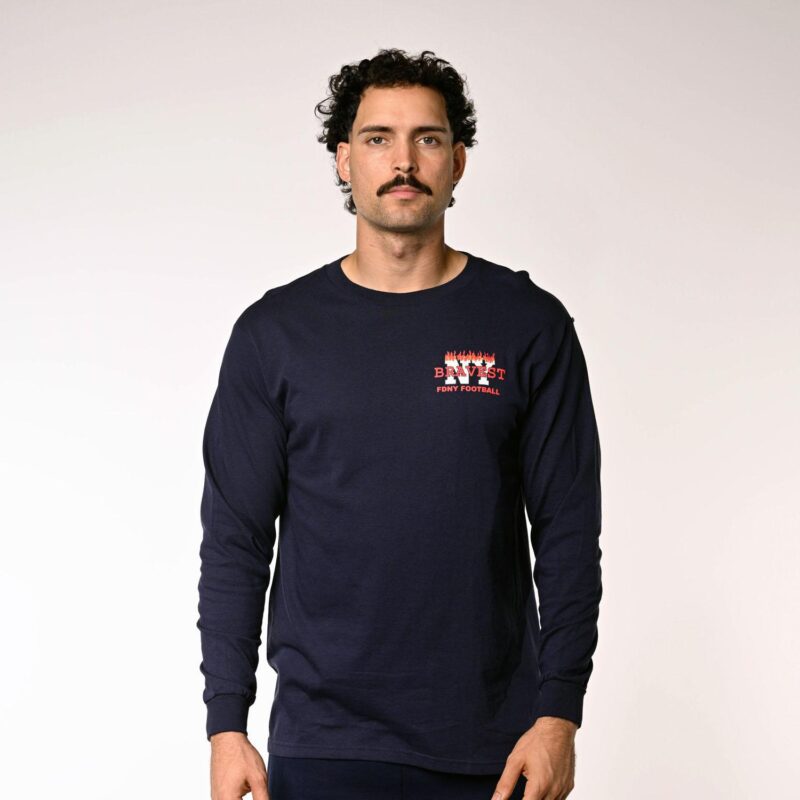 FDNY Bravest Football Long Sleeve T-Shirt - Image 3