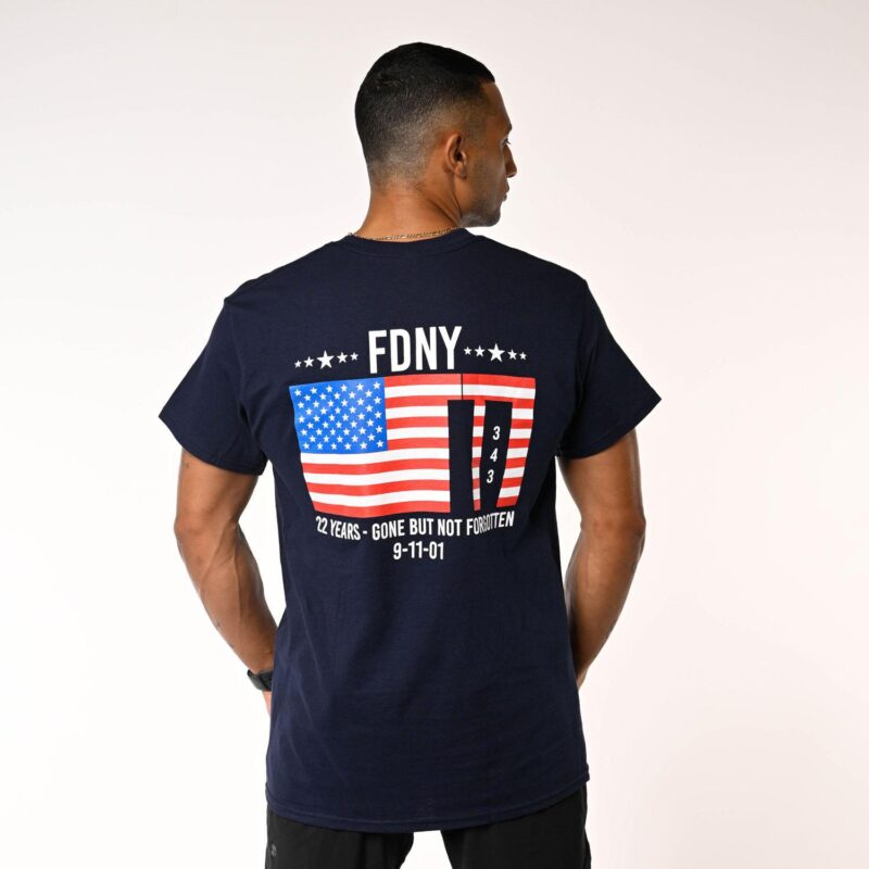 FDNY 9/11 22nd Anniversary T-Shirt - Image 2