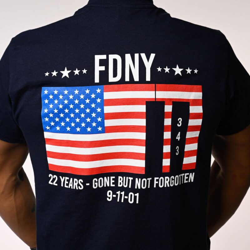 FDNY 9/11 22nd Anniversary T-Shirt - Image 3