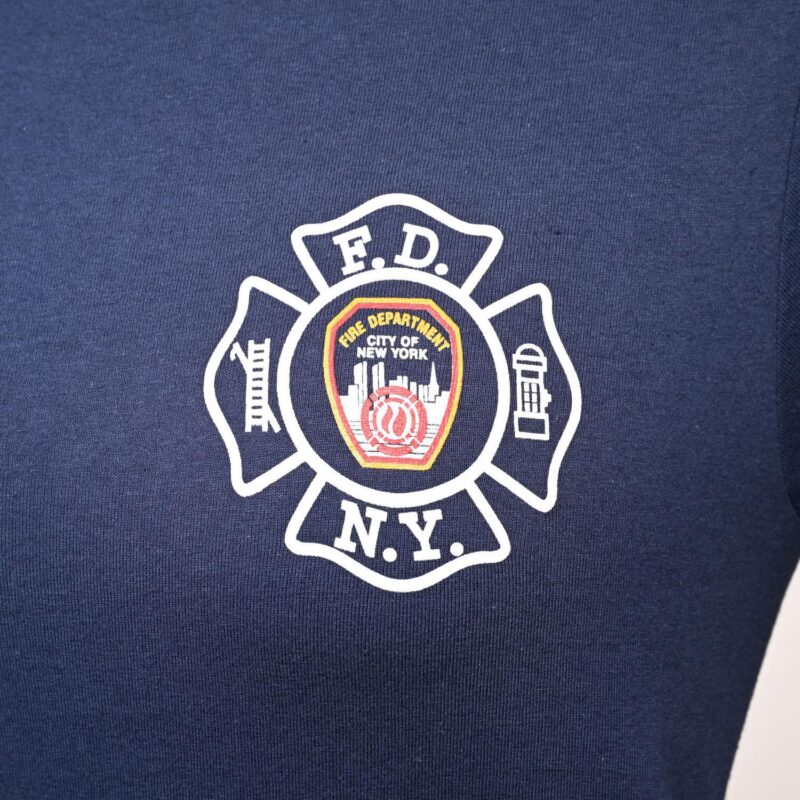 FDNY Maltese Cross Mock Turtleneck Long Sleeve T-Shirt - Image 4