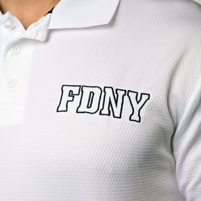 FDNY Limited Polo Shirts-White - Image 4