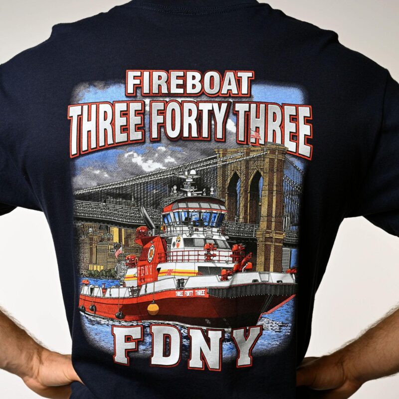 FDNY Fire Boat 343 T-Shirt
