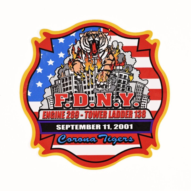 E289 TL138 “Corona Tigers” Memorial Decal