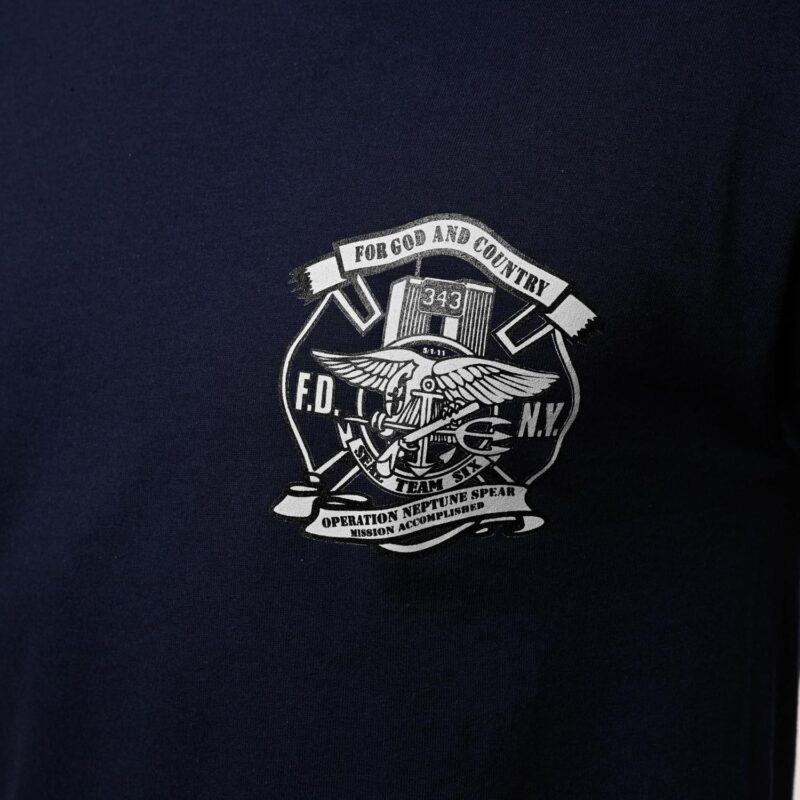 Support Our Troops T-Shirt (Navy) - Image 4