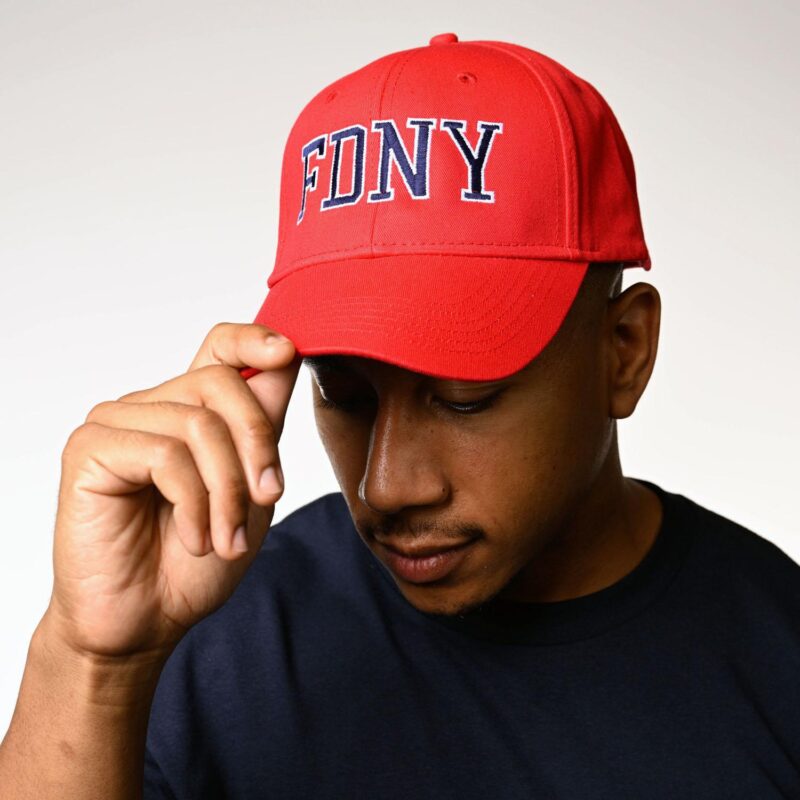 FDNY Red Baseball Hat - Image 4