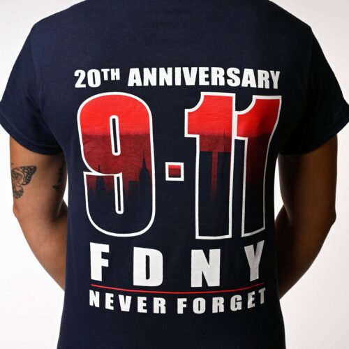 FDNY 20th Anniversary 9/11 Crewneck T-Shirt