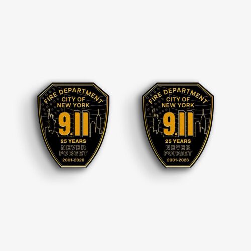 FDNY 9.11 25th Anniversary Cufflinks