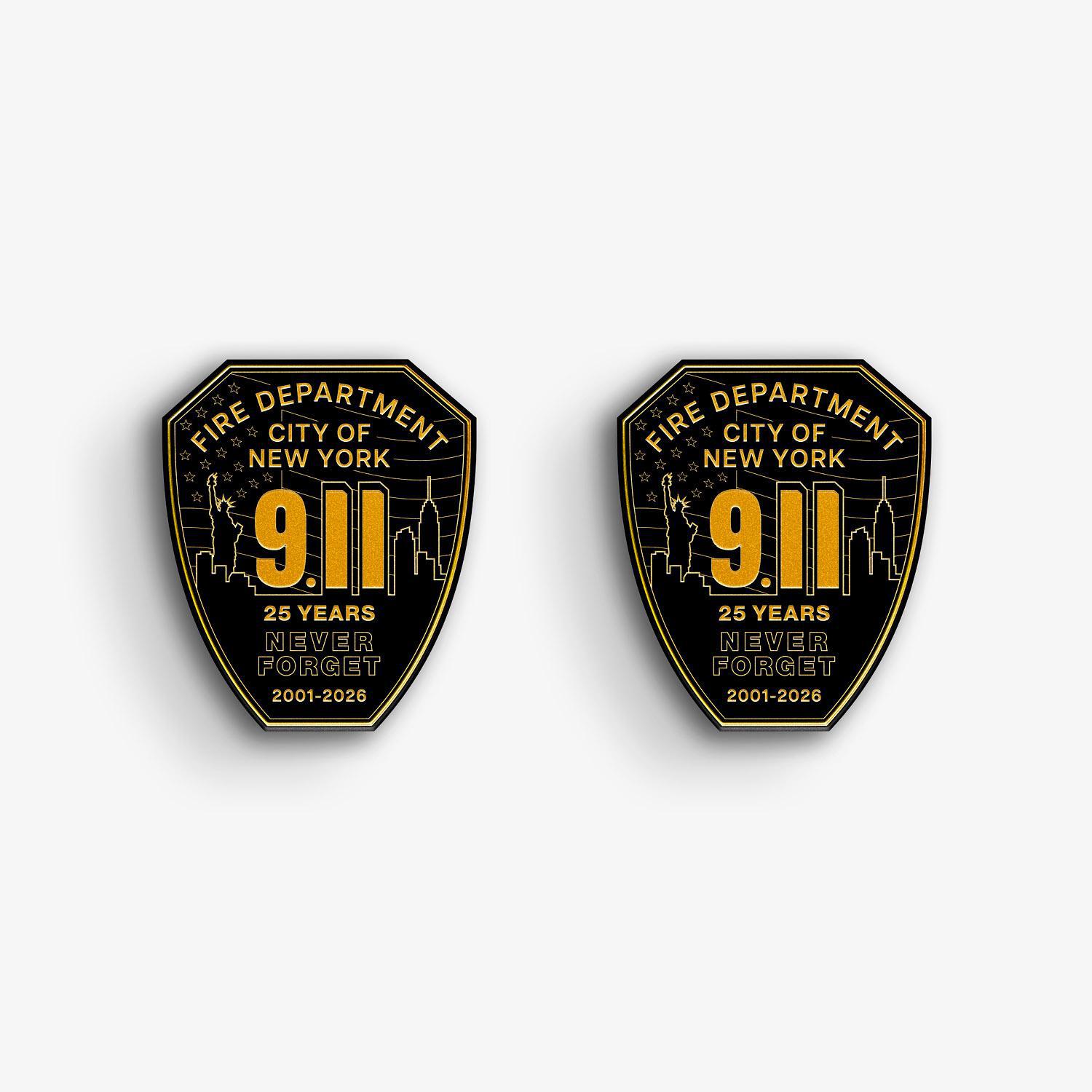 FDNY 9.11 25th Anniversary Cufflinks