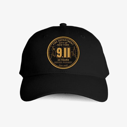 FDNY 9.11 25th Anniversary Round Emblem Hat