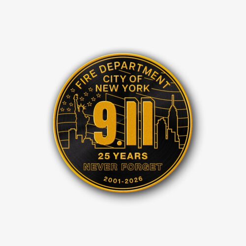 FDNY 9.11 25TH Anniversary Challenge Coin