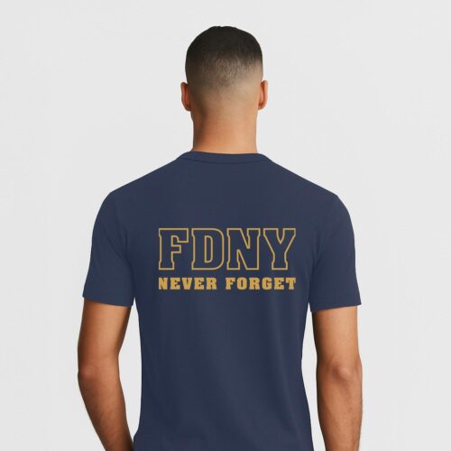 FDNY 9.11 25th Anniversary Never Forget T-Shirt