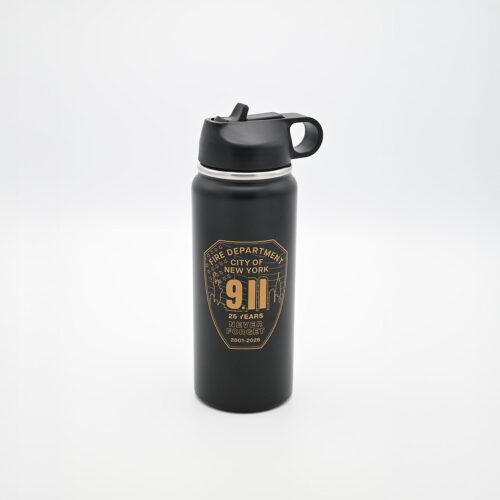 FDNY 9.11 25th Anniversary Insulated Tumbler with Straw