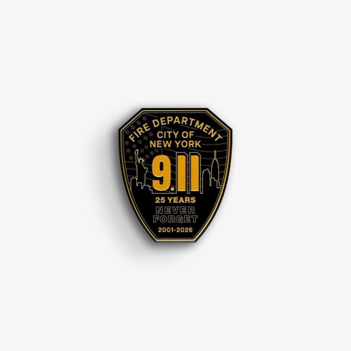 FDNY 9.11 25th Anniversary Lapel Pin