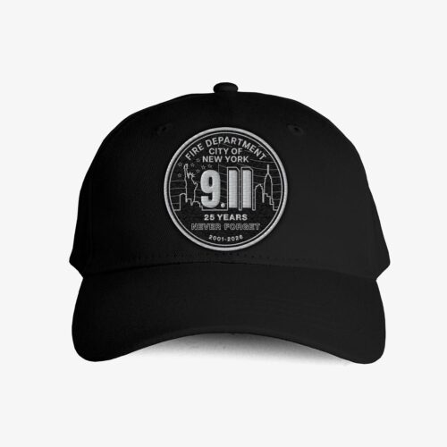 FDNY 9.11 25th Anniversary Round Emblem Hat