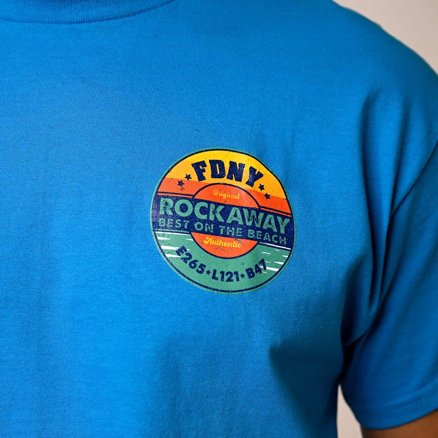 FDNY Surf Rockaway Beach T-Shirt (E265/L121) - Image 2