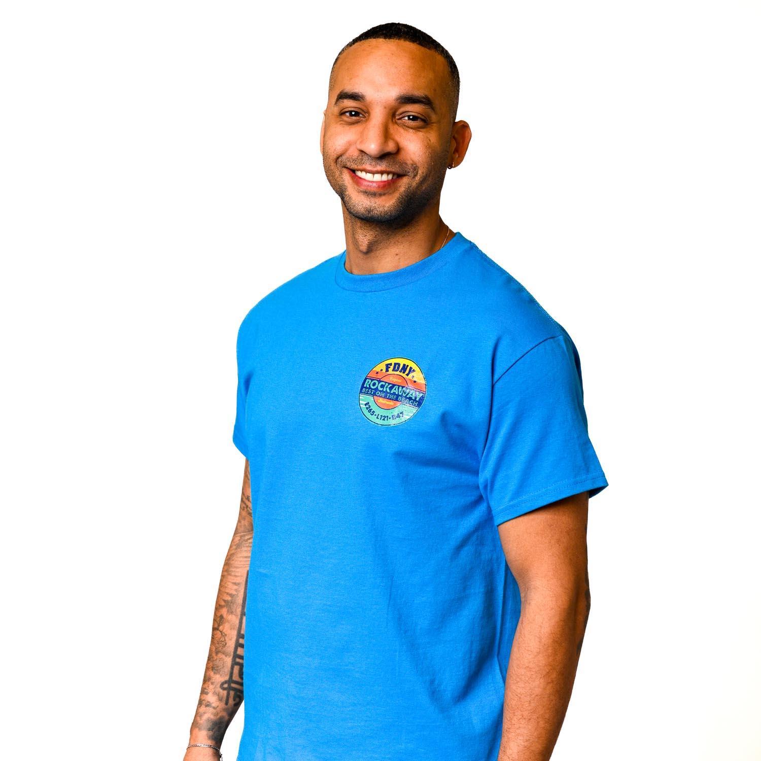 FDNY Surf Rockaway Beach T-Shirt (E265/L121) - Image 5