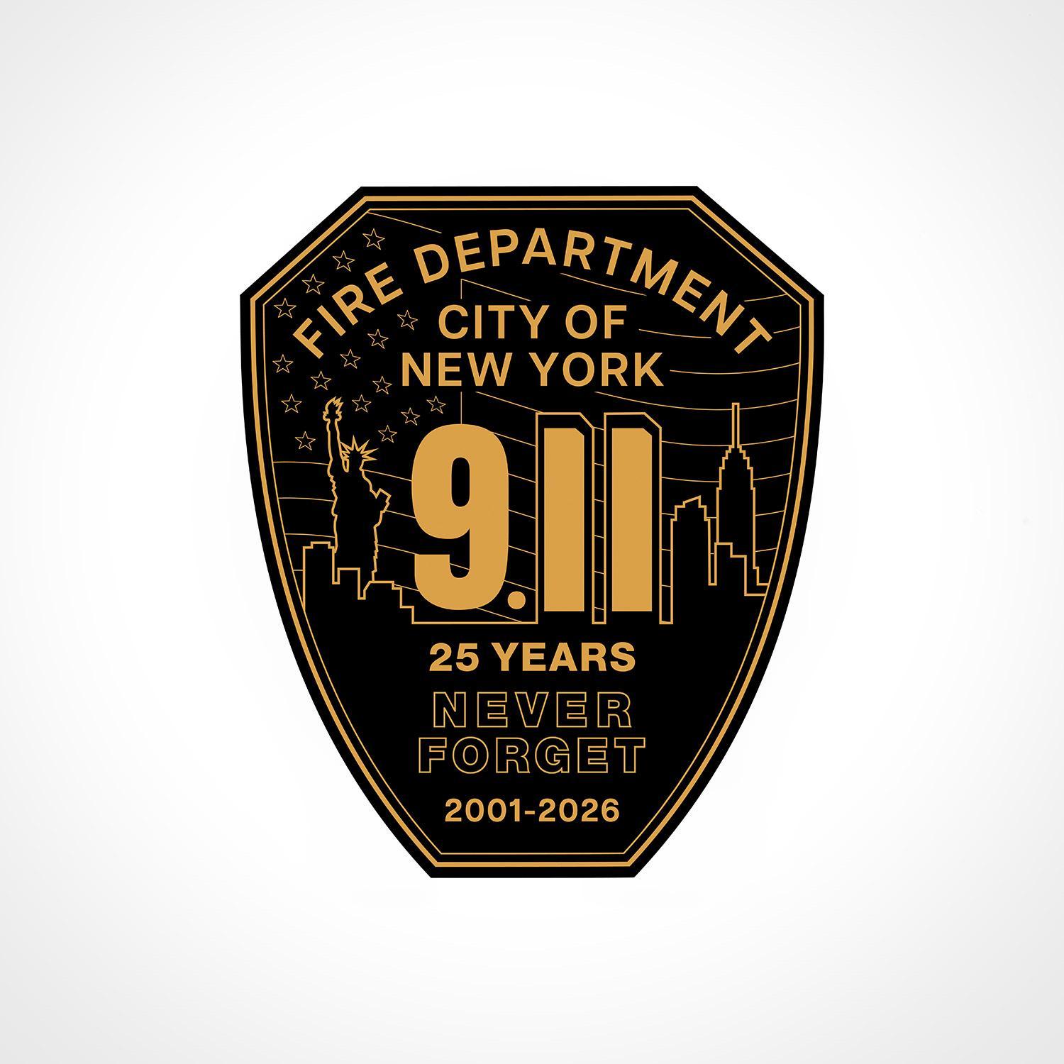 FDNY 9.11 25th Anniversary Interior Decal