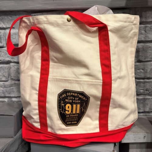 LG FDNY 25th Anniversary Canvas two tone Bag