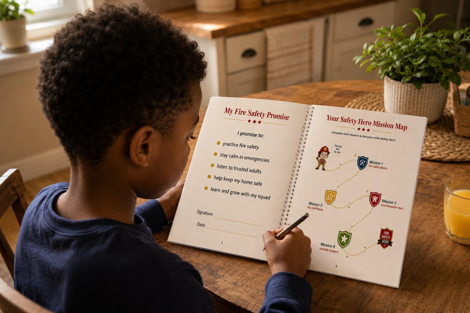 My Fire Safety Book and Sticker Sheets . - Image 2